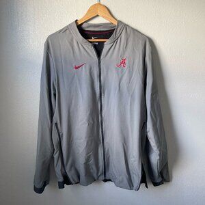 Nike Alabama Crimson Tide Grey Full Zip Jacket